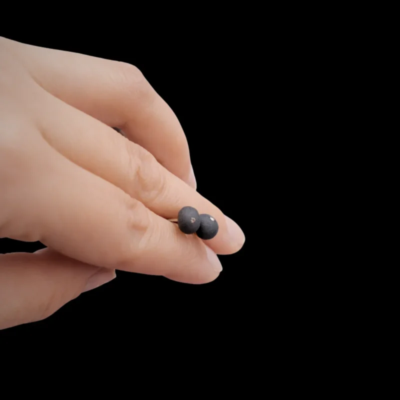 Auskarai "Porceliano akmenukai"