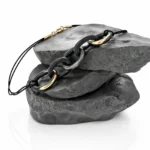 Porcelianinis kolje "Black Chain"