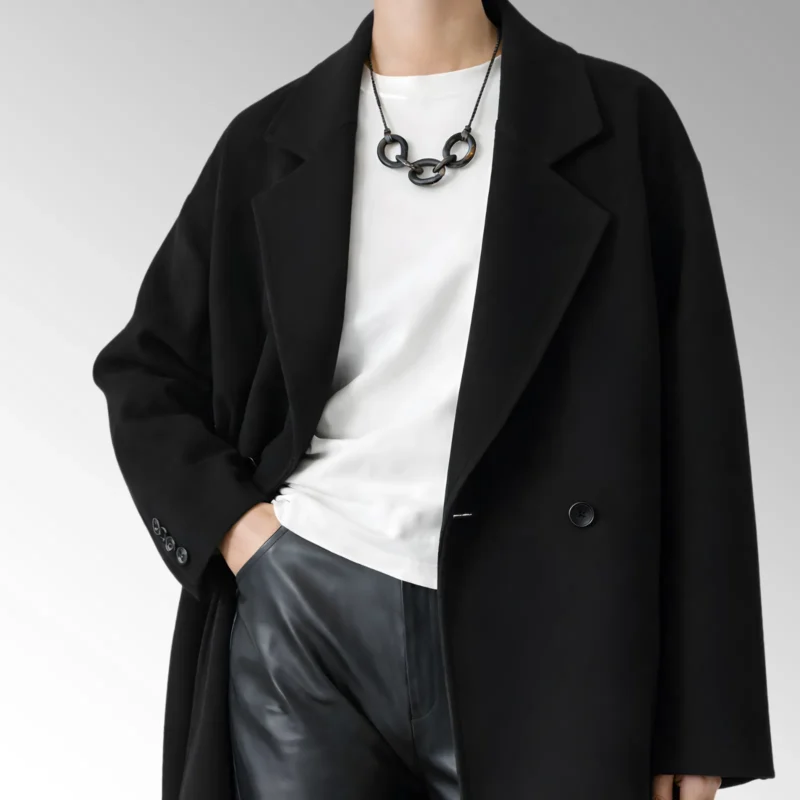 Porcelianinis kolje "Black Chain"