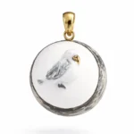 Porcelianinis kaklo papuošalas | Kabošonas