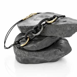 Porcelianinis kolje „Black Chain”