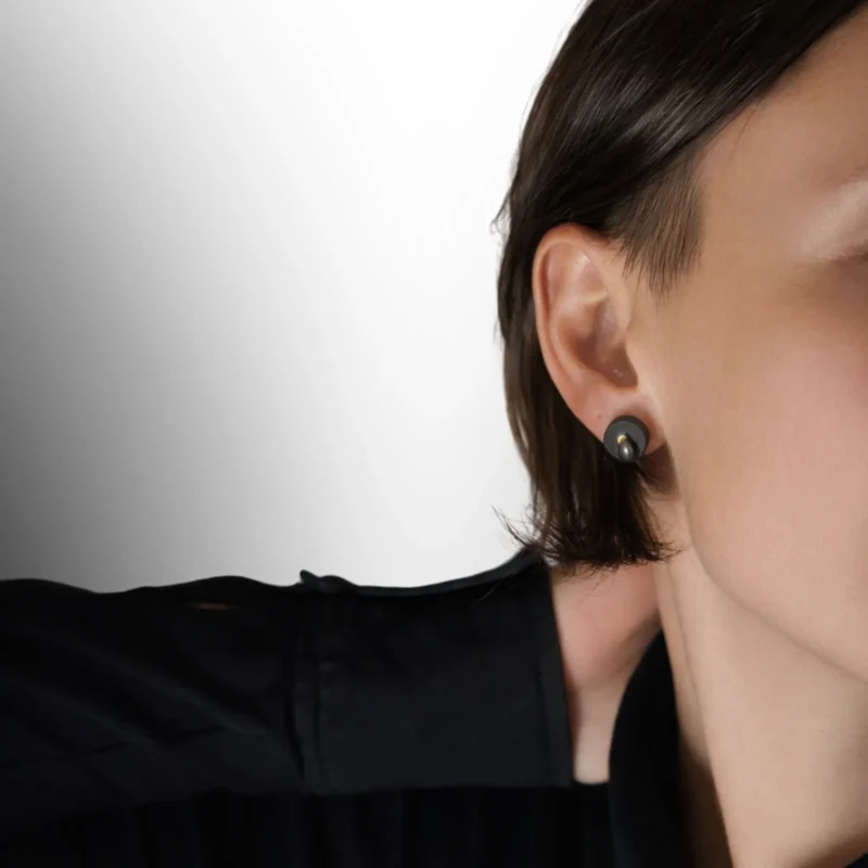 10 Porceliano auskarai "Nameliai"