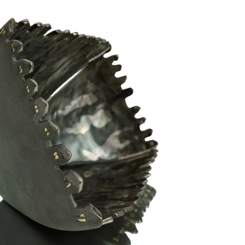 Skulptūrinis dubuo – meniškas, šiuolaikinio dizaino interjero akcentas