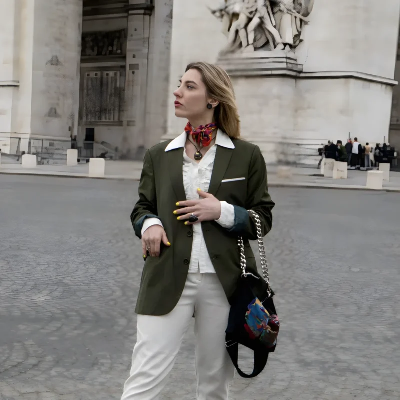 92 Porcelianinis kaklo papuošalas | Kabošonas