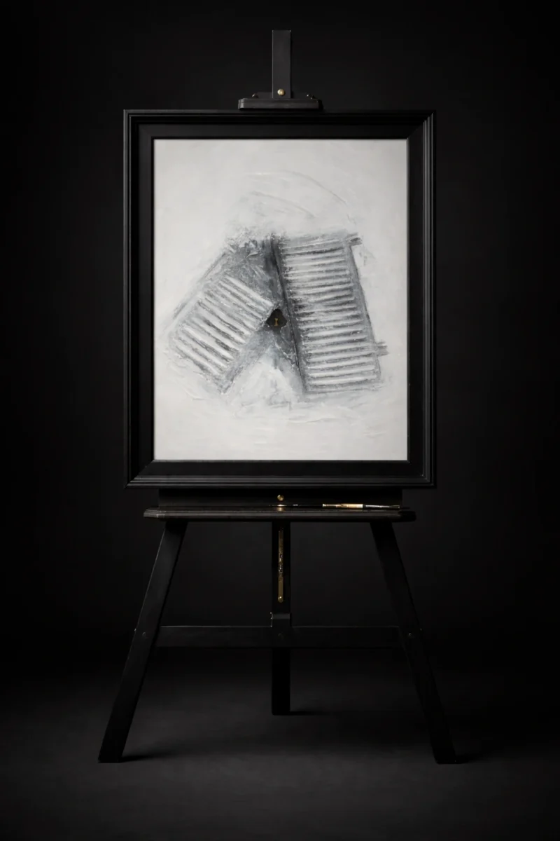 Reljefinis paveikslas "Šerdis"
Mišri technika