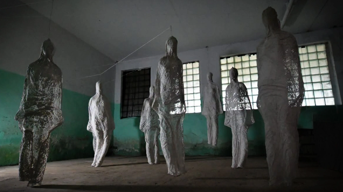 Instaliacija „Kiautai“ menų festivalyje „Aritmija“, Merkinė, 2026