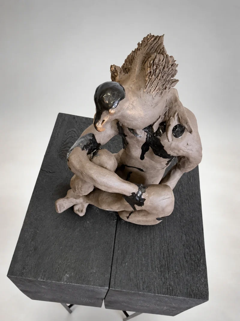 Skulptūra „Būties forma“, vaizdas iš viršaus